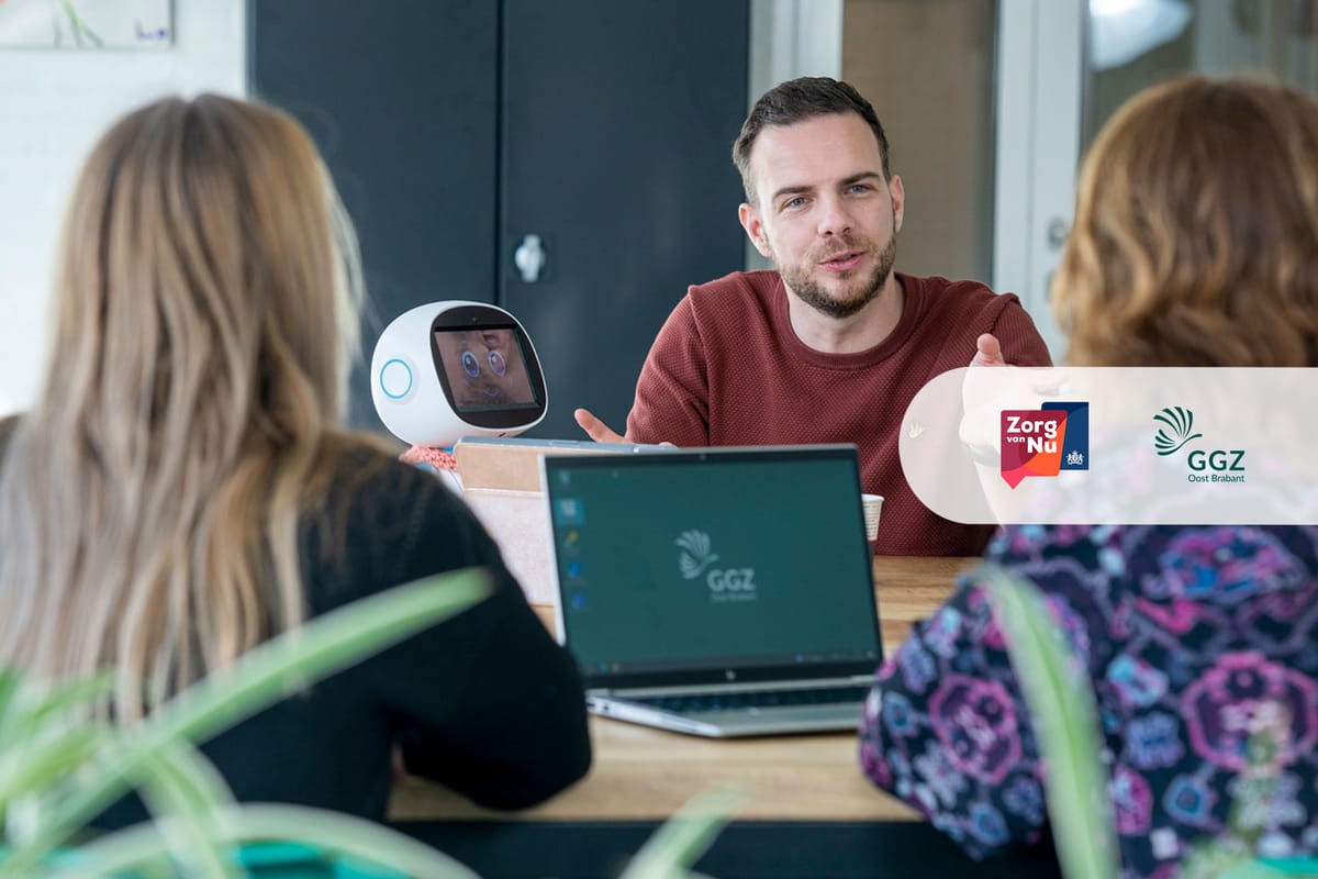 Door robot Tonnie hebben cliënten meer eigen regie en zorggevers méér contact met cliënten Post feature image